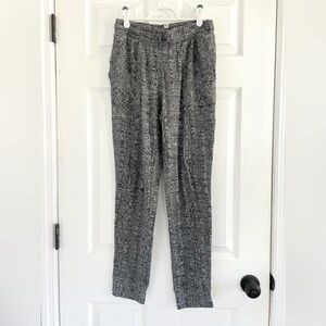 Roxy Drawstring Ribbed Joggers with Pockets